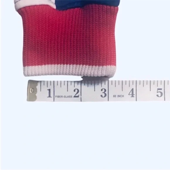 STITCHES LA CLIPPERS Full Zipper Red White And Blue SPORTS Jacket Size SMALL - Picture 10 of 15